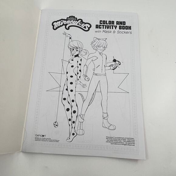 MIRACULOUS - COLORING & ACTIVITY BOOK With Mask and Stickers - Picture 2 of 6